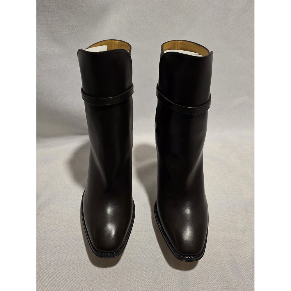 Ralph Lauren Purple Label Nellie 800897015002 Women's Brown Short Boots. Size 8 - Picture 1 of 16